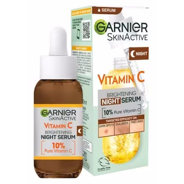 Garnier Skin Active Vitamin C Brightening Night Serum 30ml (Case of 6)