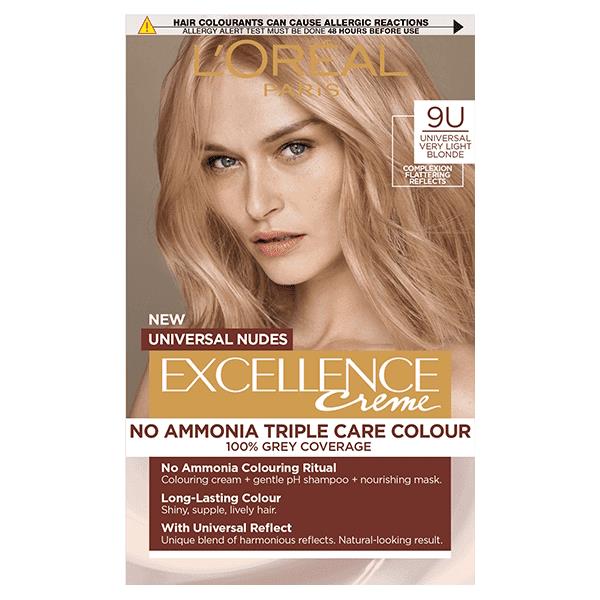 (LT) L'Oreal Excellence Creme Universal Nudes 9U Universal Very Light Blonde (Case of 3)