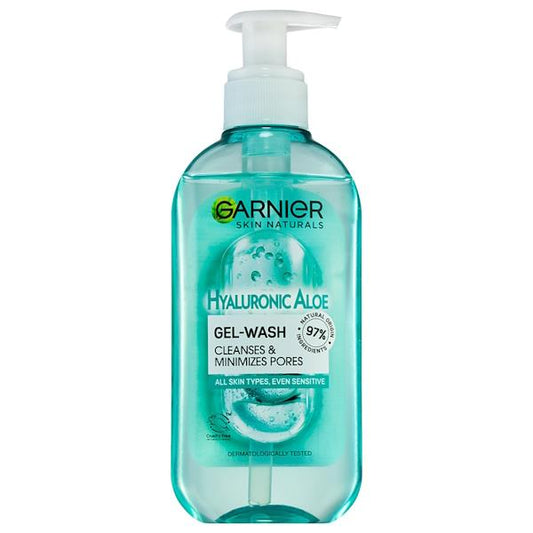 (LT) Garnier Skin Naturals Hyaluronic Aloe Gel Wash 200ml (Case of 6)