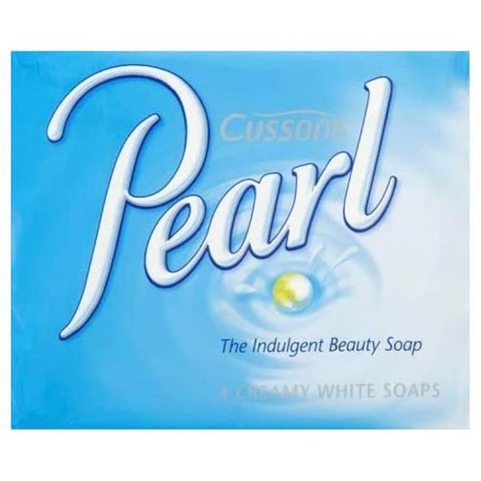 Cussons Pearl Creamy White Soap 4 x 85g Bars (Case of 9)