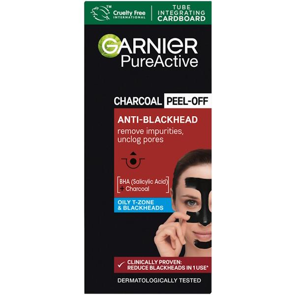 (LT) Garnier Skin Active Pure Active Charcoal Anti-Blackhead Peel-Off Mask 50ml (Case of 6)