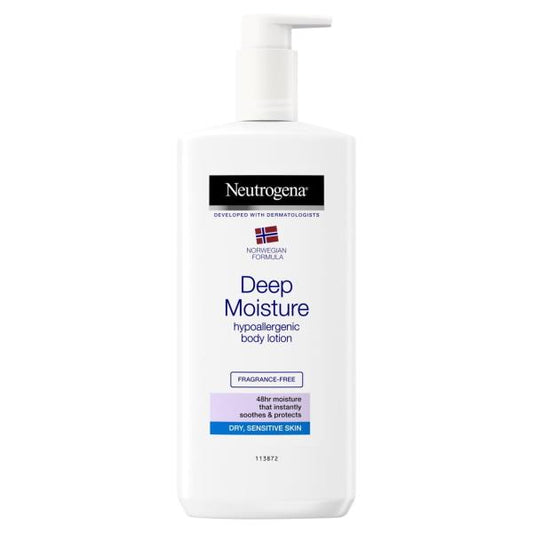 Neutrogena Deep Moisture Hypoallergenic Body Lotion 400ml (6 PACKS)