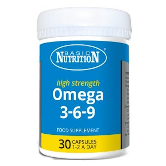 Basic Nutrition High Strength Omega 3-6-9 30 Capsules (Case of 6)