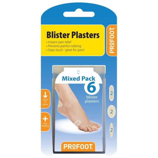 (LT) Profoot Blister Plasters Mixed 6 Plasters (Case of 6)