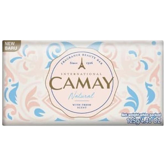 Camay Natural Soap Bar 125g Triple Pack (Case of 12)