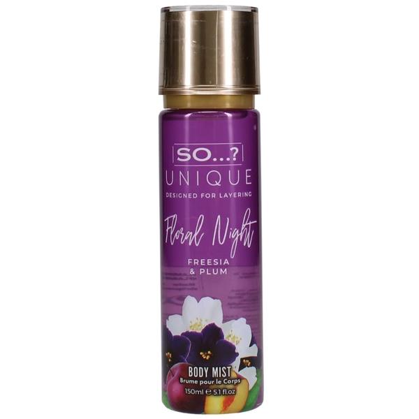 So...? Unique Floral Night Body Mist 150ml (Case of 4)