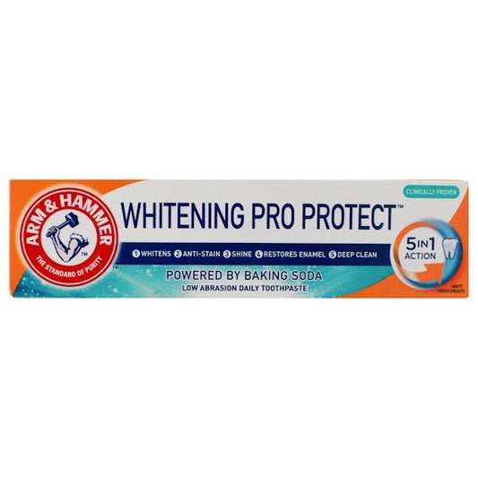 Arm & Hammer Whitening Pro Protect Baking Soda Toothpaste 75ml (Case of 12)