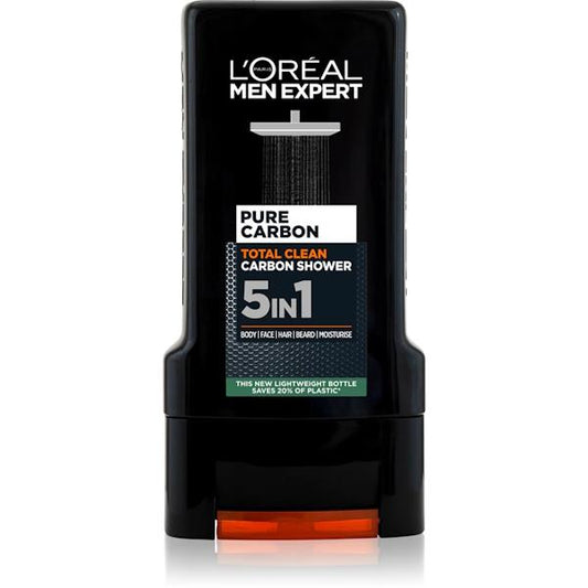 L'Oreal Men Expert Pure Carbon Shower Gel 300ml (Case of 6)