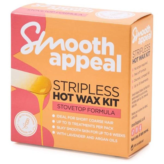 Smooth Appeal Stripless Hot Wax Kit Stovetop Formula 40g (Case of 6)