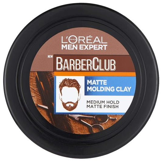 (LT) L'Oreal Men Expert Barber Club Matte Molding Clay 75ml (Case of 6)