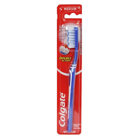 Colgate Toothbrush Double Action Medium (Colours Vary) (Case of 12)