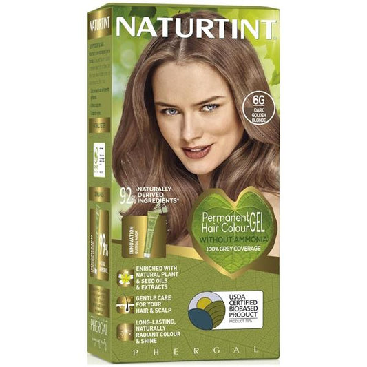 Naturtint Hair Colour Gel 6G Dark Golden Blonde (Case of 3)