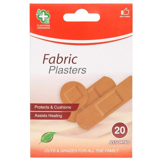 A&E Fabric Plasters 20 Assorted (Case of 24)