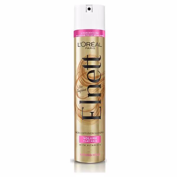 (LT) L'Oreal Elnett Hairspray Volume Flat Hair Strong Hold 200ml (Case of 6)