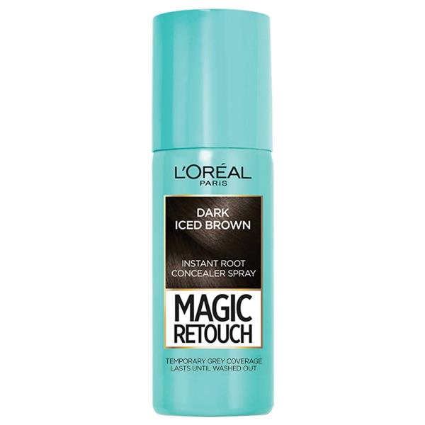 L'Oreal Magic Retouch Instant Root Concealer Spray Dark Iced Brown 75ml (Case of 6)