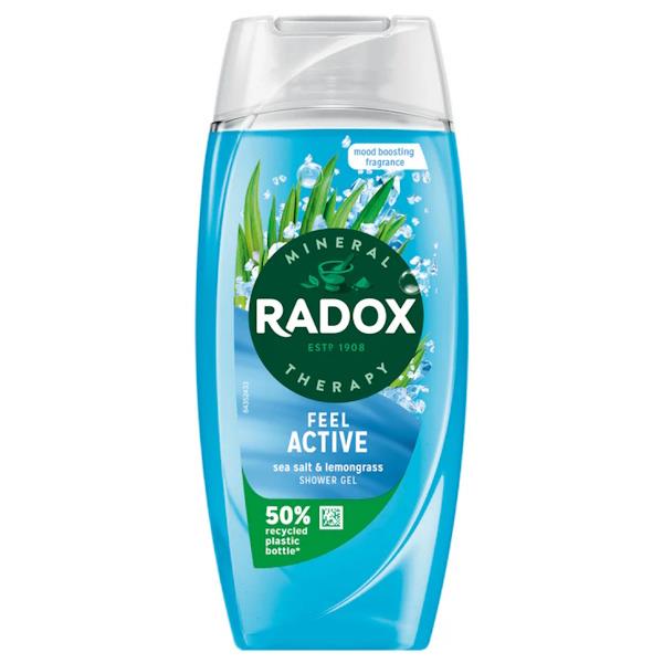 Radox Feel Active Shower Gel 225ml (Case of 6)
