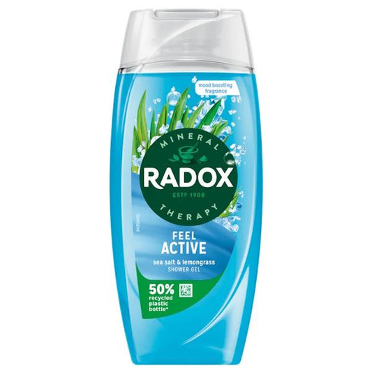 Radox Feel Active Shower Gel 225ml (Case of 6)