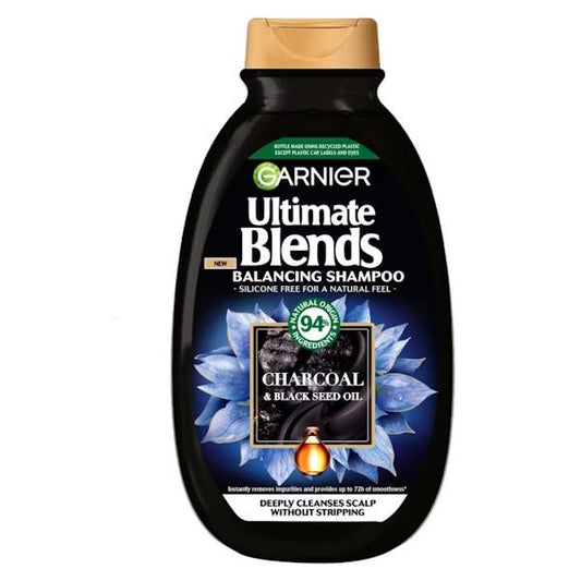 Garnier Ultimate Blends Charcoal Balancing Shampoo 300ml (Case of 6)