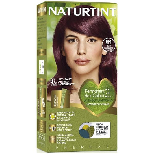 Naturtint Hair Colour Gel 5M Light Mahogany Chestnut (Case of 3)