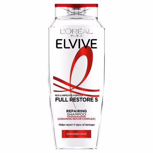(LT) L'Oreal Elvive Full Restore 5 Repairing Shampoo 400ml (Case of 6)