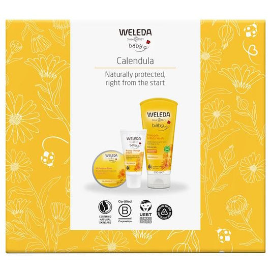 Weleda Baby Calendula 3 Piece Gift Set