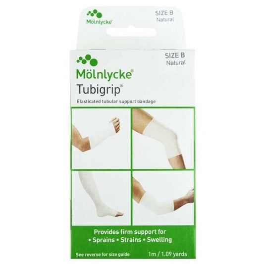 Tubigrip Elasticated Tubular Bandage Size B Natural 1 Metre (Case of 6)