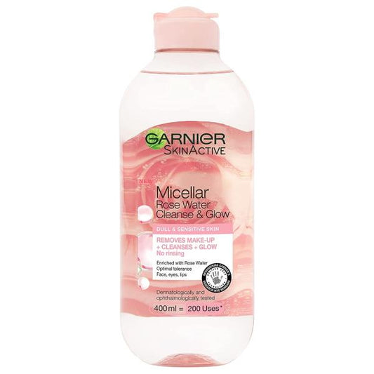 (LT) Garnier Skin Active Micellar Rose Water 400ml (Case of 6)
