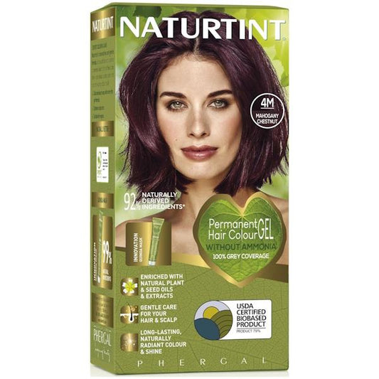 Naturtint Hair Colour Gel 4M Mahogany Chestnut (Case of 3)