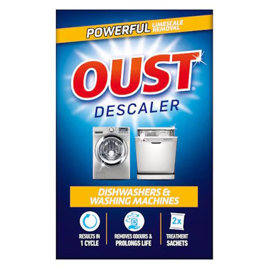 Oust Dishwashers & Washing Machines Descaler 2 x 75g (Case of 6)