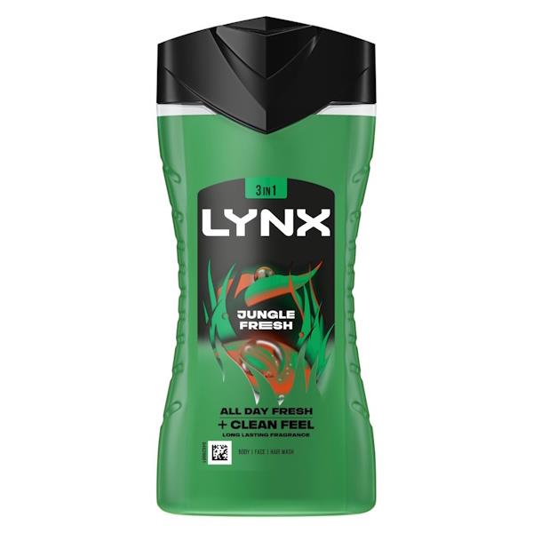 Lynx Jungle Fresh Bodywash 225ml (Case of 6)