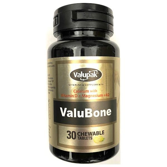 Valupak ValuBone 30 Chewable Tablets (Case of 6)