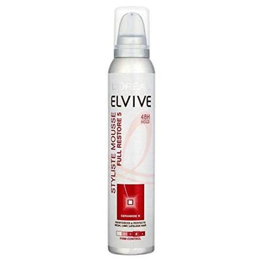 (LT) L'Oreal Elvive Styliste Mousse Full Restore 5 200ml (Case of 6)