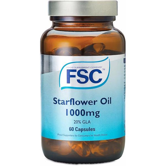 FSC Starflower Oil 1000mg 60 Capsules (Case of 6)