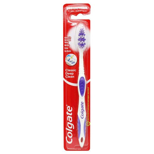 Colgate Toothbrush Classic Deep Clean Medium (Colours Vary) (Case of 12)