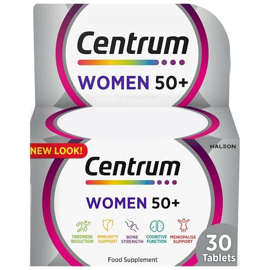 Centrum Women 50+ Multivitamin & Mineral 30 Tablets (Case of 6)