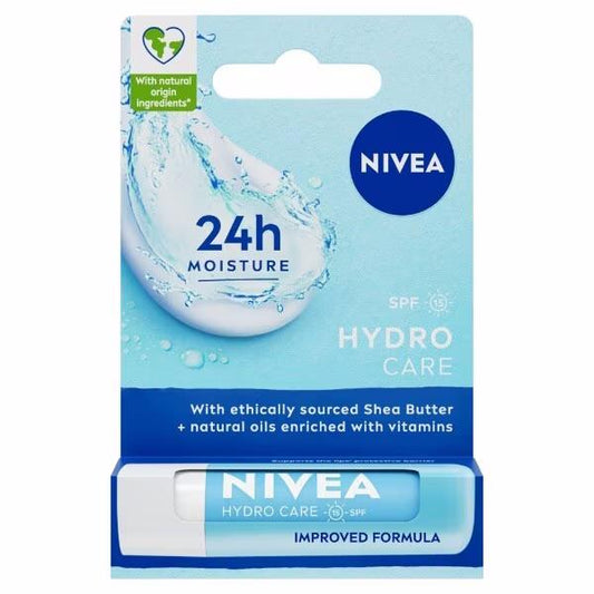 Nivea Lip Balm Hydro Care SPF15 4.8g (Case of 12)