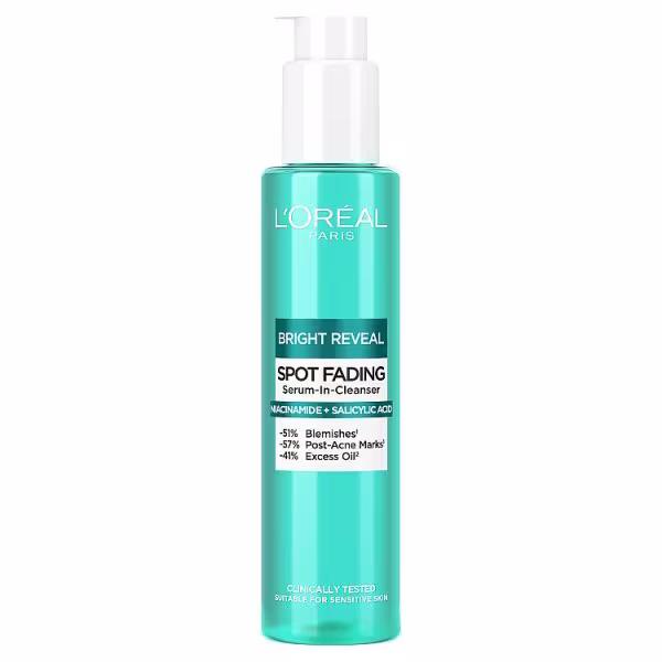 L'Oreal Bright Reveal Spot Fading Serum-In Cleanser 150ml (Case of 6)