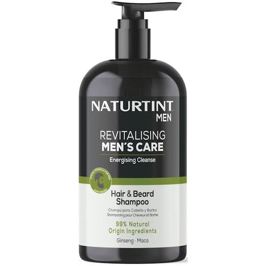 Naturtint Men Hair & Beard Shampoo 500ml (Case of 6)