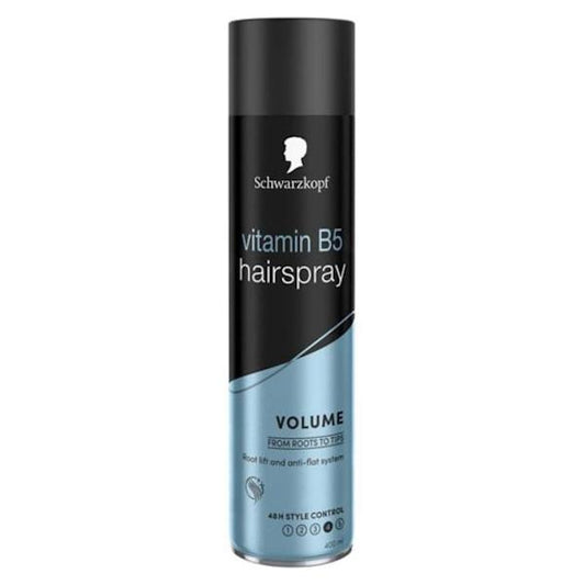 Schwarzkopf Vitamin B5 Volume Hairspray 400ml (Case of 6)