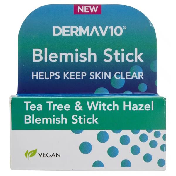 Derma V10 Blemish Stick Tea Tree & Witch Hazel 6g (Case of 12)
