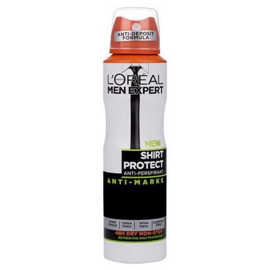 L'Oreal Men Expert Anti-Perspirant Spray Shirt Protect 150ml (Case of 6)