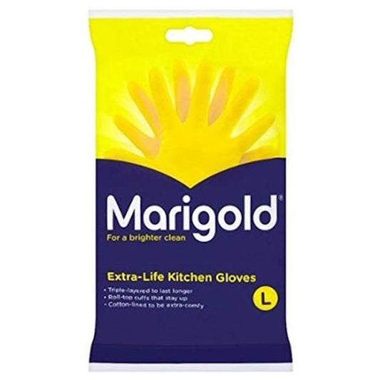 Marigold Extra Life Kitchen Gloves Large 1 Pair (Case of 6)
