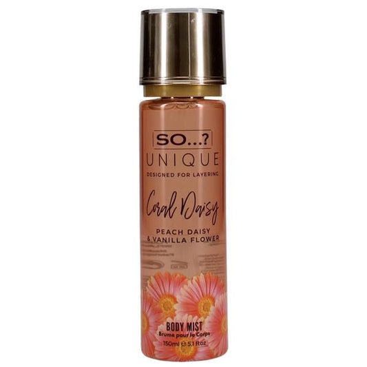 So...? Unique Coral Daisy Body Mist 150ml (Case of 4)