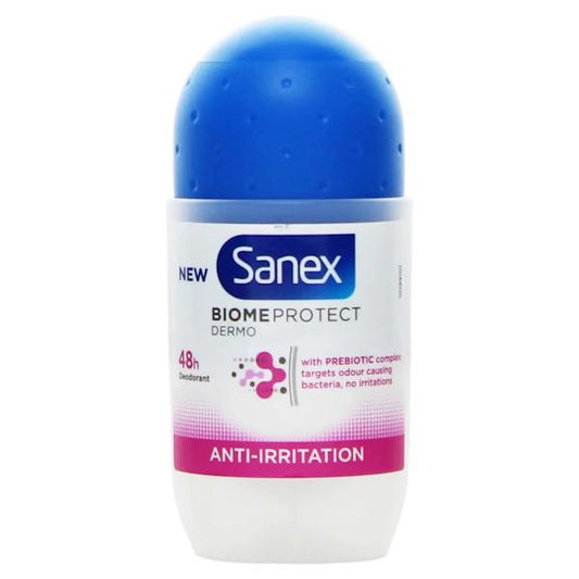 Sanex Biome Protect Dermo Anti-Irritation Deodorant Roll On 50ml (Case of 6)