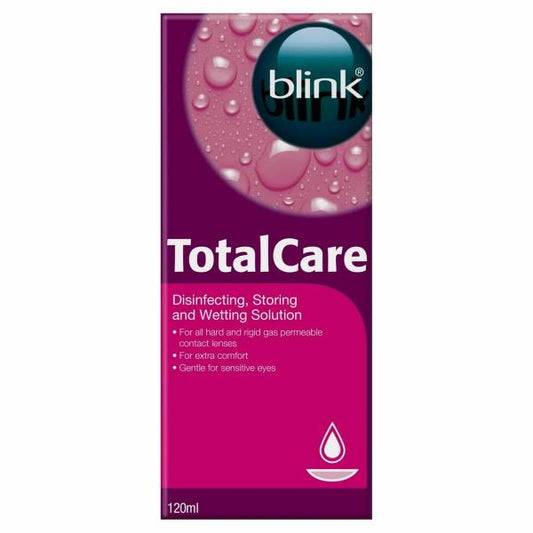 Blink Total Care Disinfecting Storing & Wetting Solution 120ml (Case of 6)