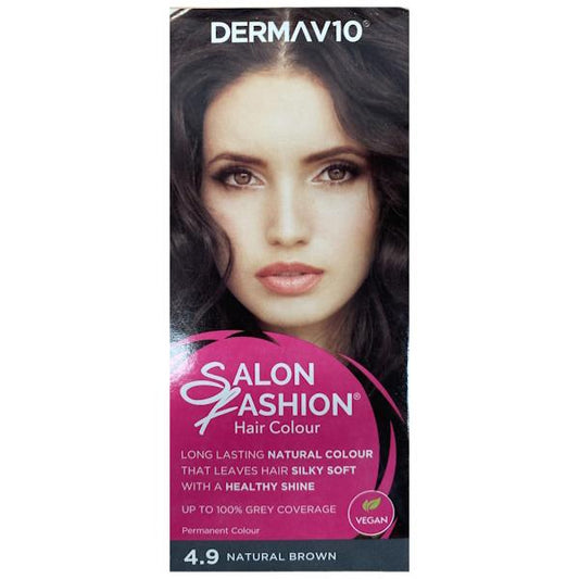 Salon Fashion Permanent Hair Colour 4.9 Natural Brown (Case of 6)