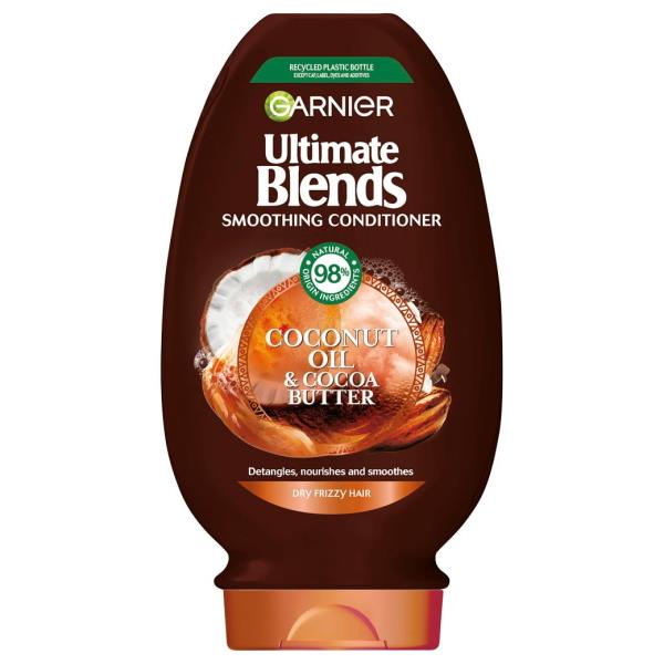 Garnier Ultimate Blends Coconut Oil & Cocoa Butter Conditioner 400ml (Case of 6)