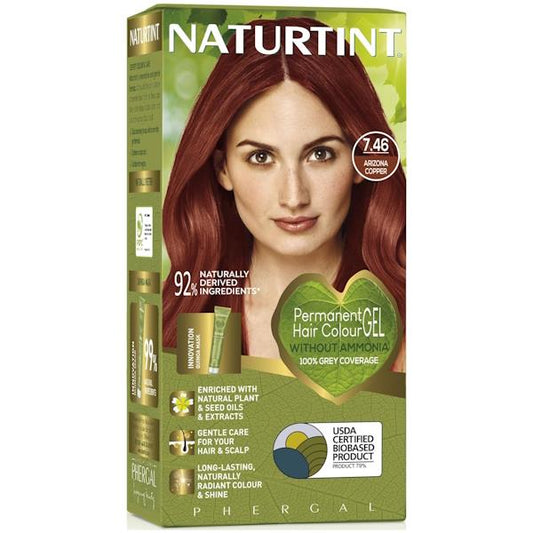 Naturtint Hair Colour Gel 7.46 Arizona Copper (Case of 3)