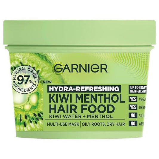 (LT) Garnier Ultimate Blends Hair Food Kiwi Menthol Multi-Use Mask 400ml (Case of 6)