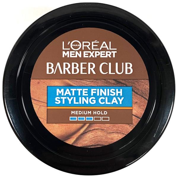 L'Oreal Men Expert Barber Club Matte Styling Clay 75ml (Case of 6)